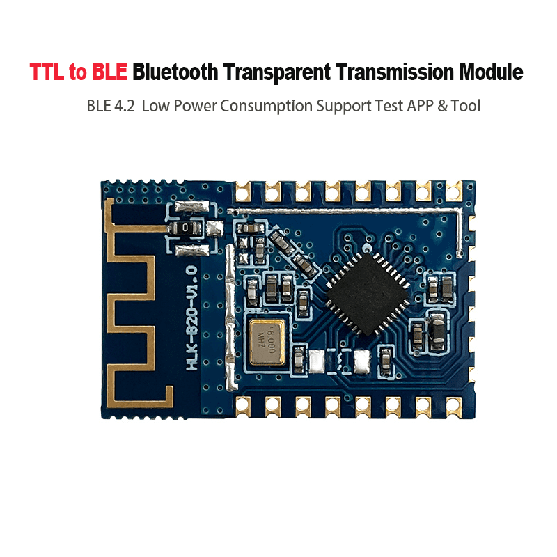 BLE4.2 bluetooth serial module 2.4G 1T1R HLK-B20 Single-Mode 160K Flash